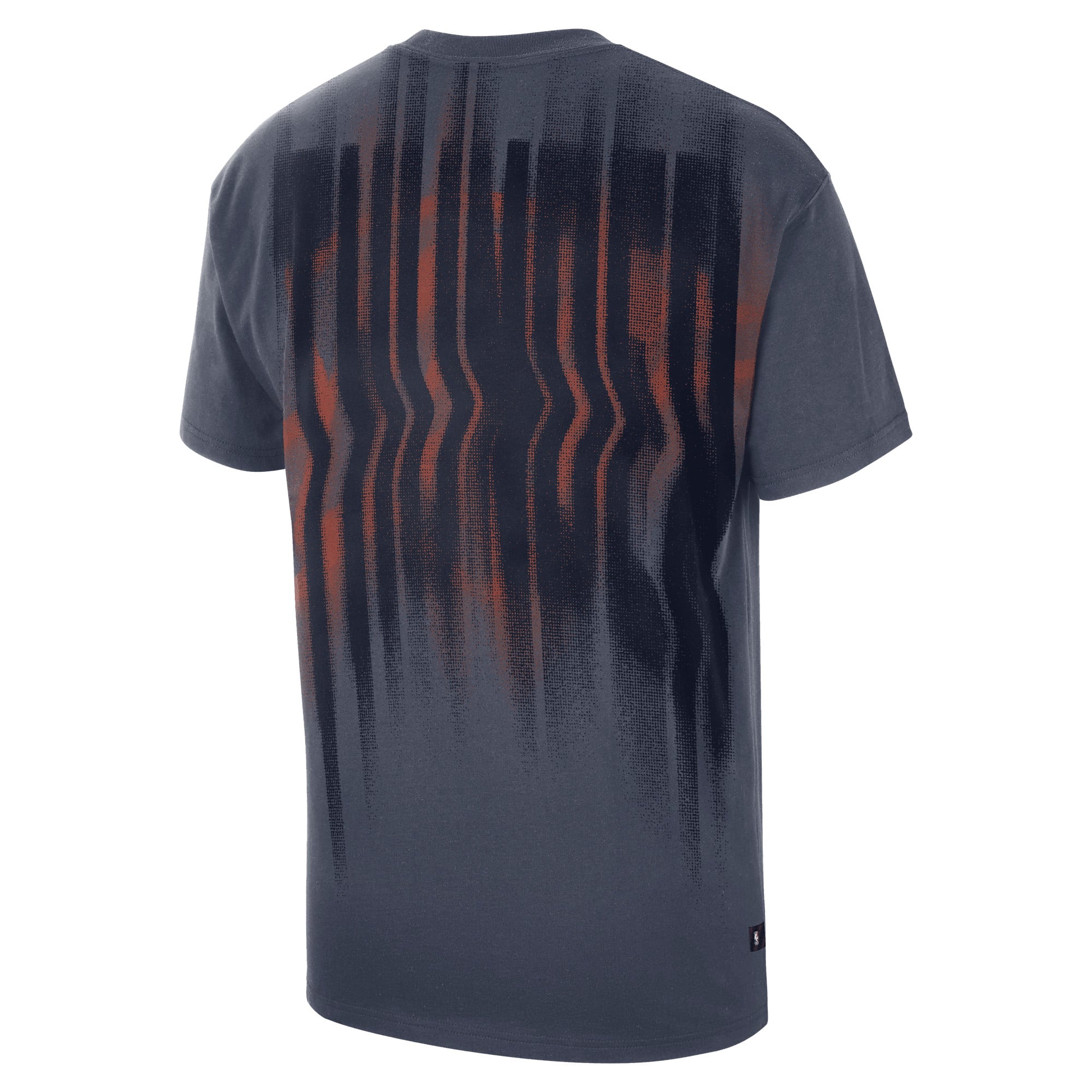 T-shirt Nike Max 90 d'avant-match Oklahoma City Thunder 2026, bleu marine, pour homme