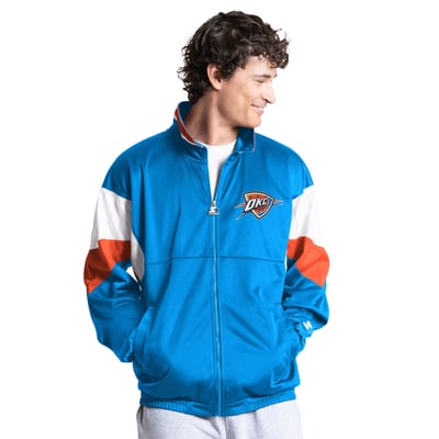 Oklahoma City Thunder Starter Legacy Full-Zip Track Jacket - Blue