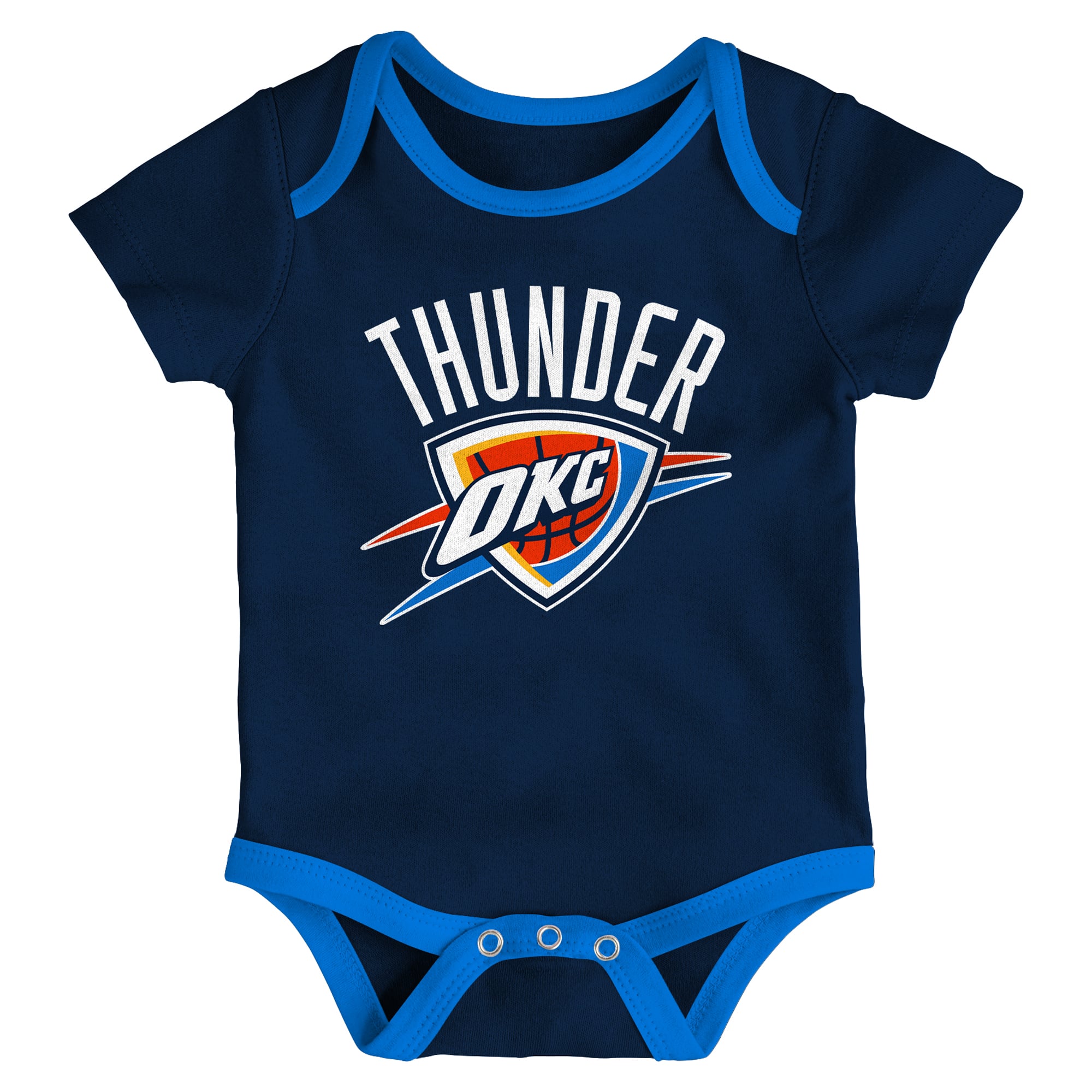 Ensemble de 3 bodies Outerstuff Oklahoma City Thunder Born To Ball pour nouveau-nés et nourrissons