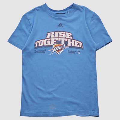 Oklahoma City Thunder Adidas 2010 T-shirt - Blue - XS by Fanatics Real Vintage