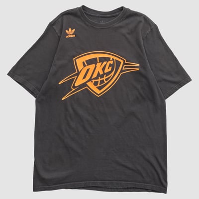 Oklahoma City Thunder Adidas 2010s T-shirt - Black - S by Fanatics Real Vintage