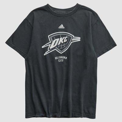 Oklahoma City Thunder Adidas 2010s T-shirt - Black - XS by Fanatics Real Vintage