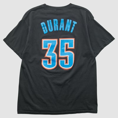 Oklahoma City Thunder Majestic 2010s T-shirt - Black - S by Fanatics Real Vintage