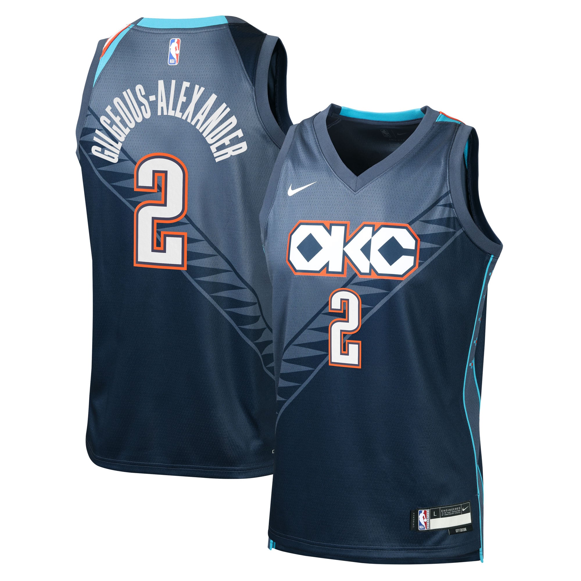 NBA NBAシェイギルジャスアレクサンダージャージユニフォームユースL 