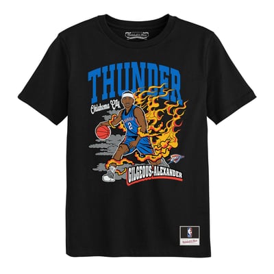 Shai Gilgeous-Alexander Oklahoma City Thunder Mitchell & Ness Preschool Fired Up T-Shirt - Black
