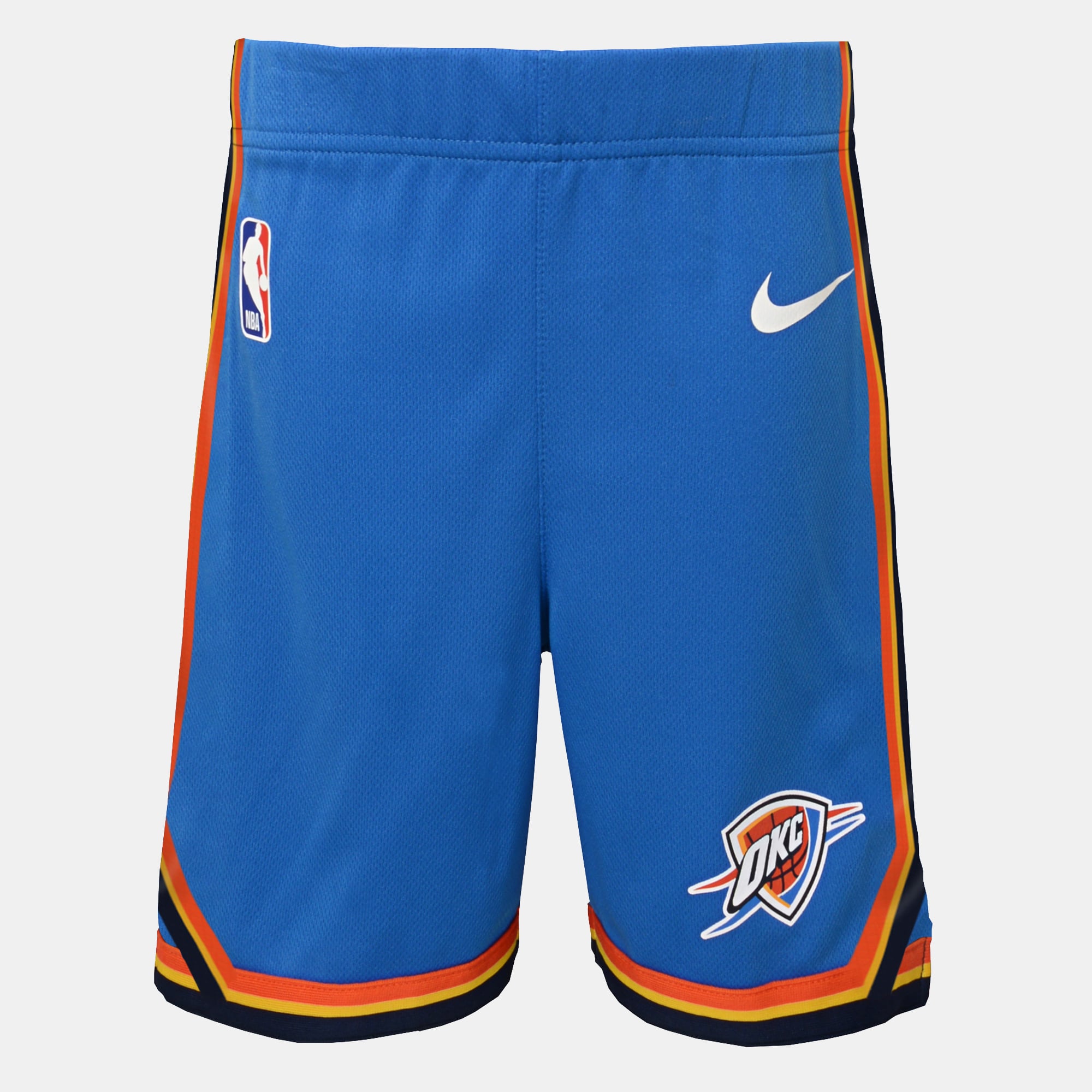 Short réplique Nike bleu Oklahoma City Thunder pour enfants d'âge préscolaire – Édition Icon