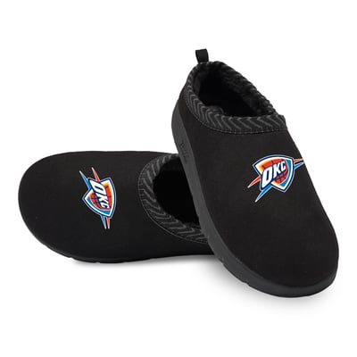 Oklahoma City Thunder ISlide Unisex Primary Logo Mission Slippers - Black
