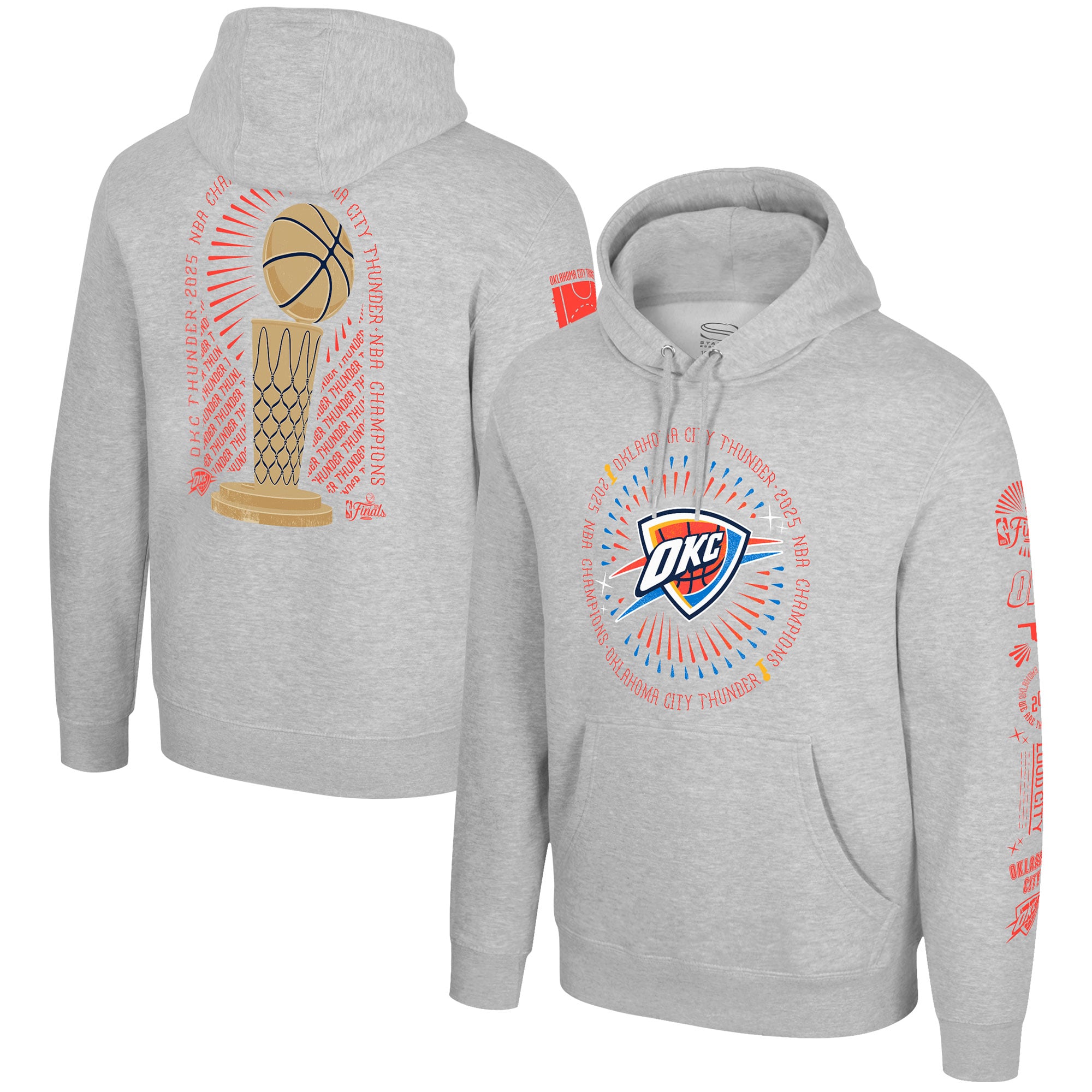 Unisex Stadium Essentials Heather Gray Oklahoma City Thunder 2025 