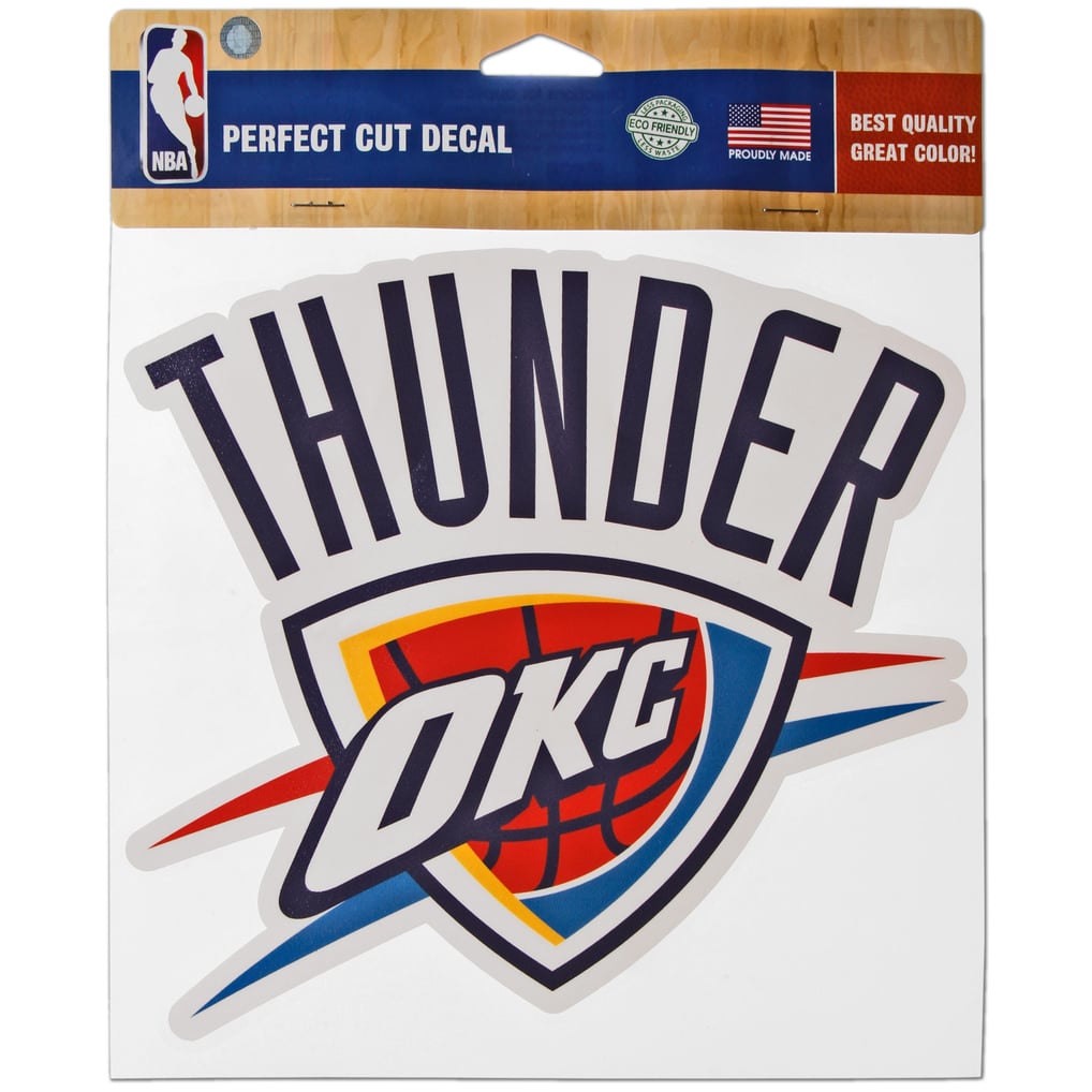 Autocollant couleur WinCraft Oklahoma City Thunder 8" x 8" pour voiture
