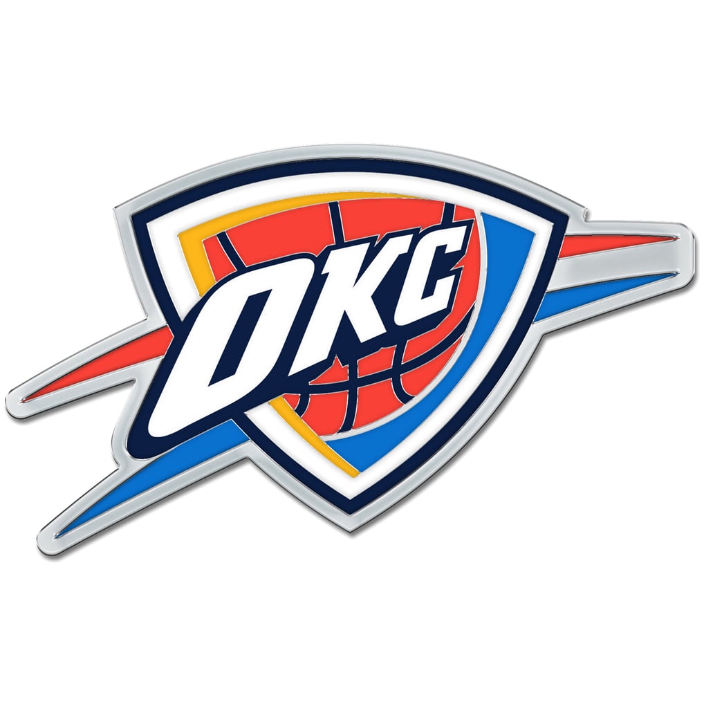 Emblème de voiture chromé coloré WinCraft Oklahoma City Thunder