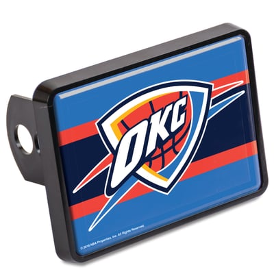 Oklahoma City Thunder WinCraft Universal Rectangle Hitch Cover