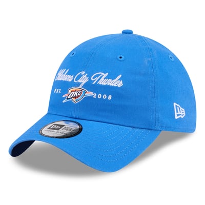 Oklahoma City Thunder New Era Women's Script Casual Classic Adjustable Hat - Blue