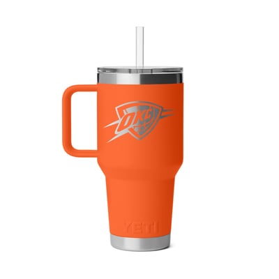 Oklahoma City Thunder YETI 35oz. Rambler 2.0 Straw Mug