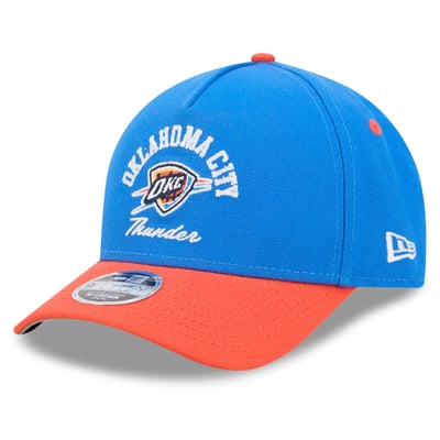 Oklahoma City Thunder New Era Youth Arch 9FORTY A-Frame M-Crown Adjustable Hat - Blue