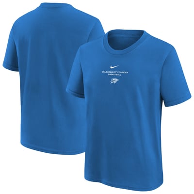  Oklahoma City Thunder Nike Youth 2026 Standard Issue Practice T-Shirt - Blue