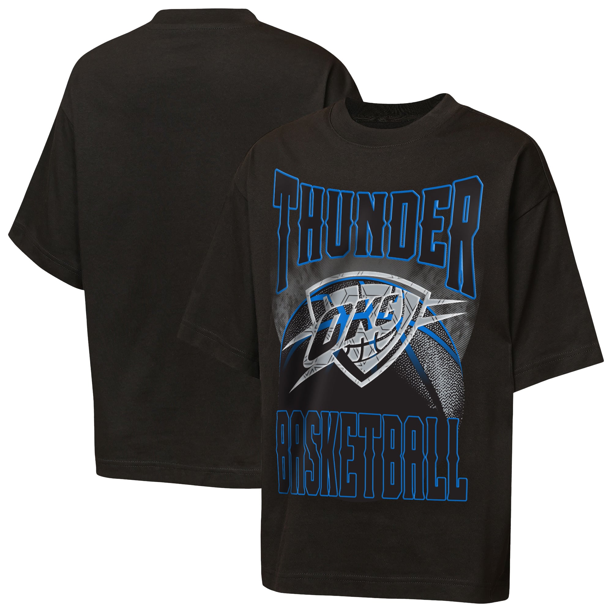T-shirt oversize tendance Youth Outerstuff Black Oklahoma City Thunder Ballin Rockers