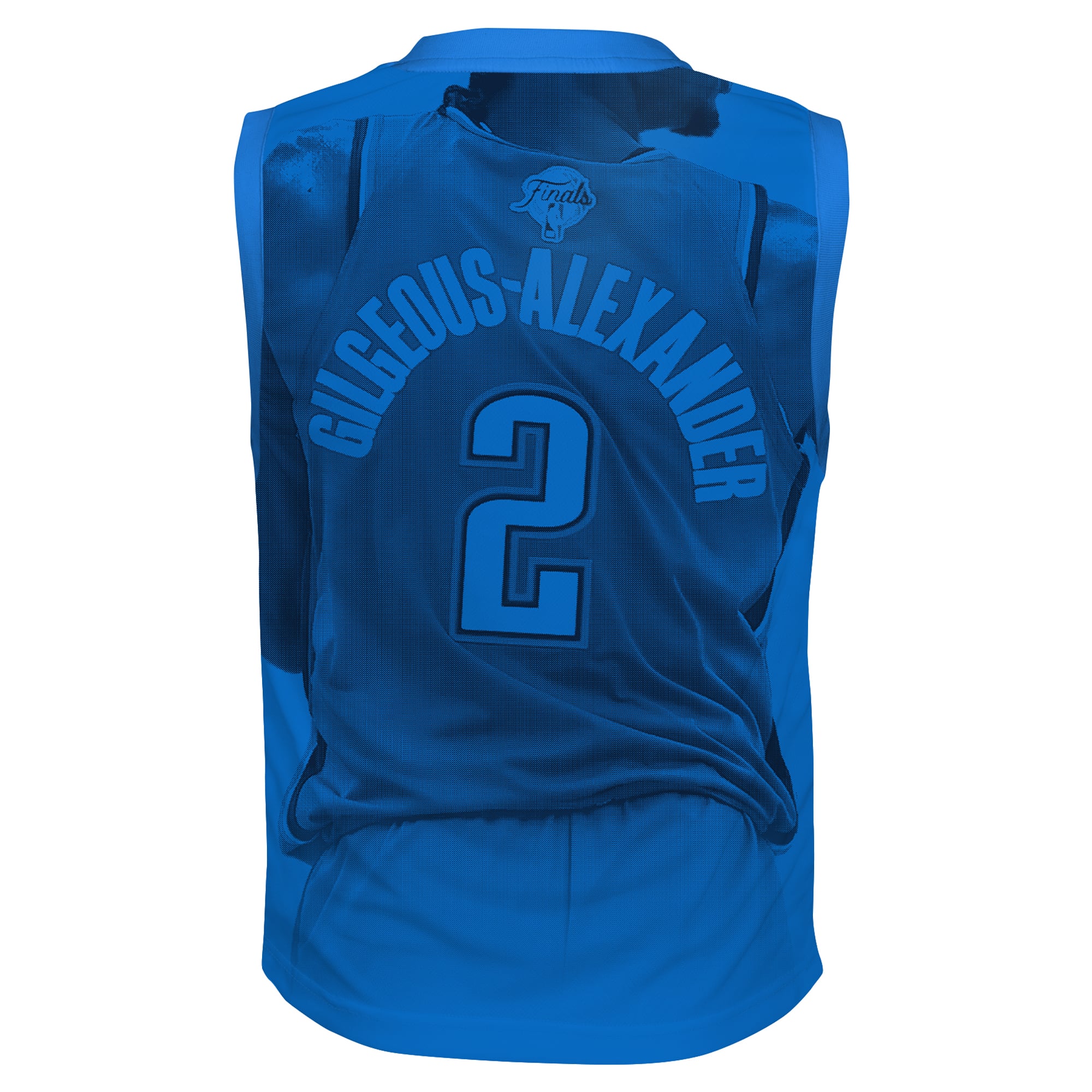 Maillot de jeu iconique bleu Outerstuff Shai Gilgeous-Alexander pour jeunes du Thunder d'Oklahoma City