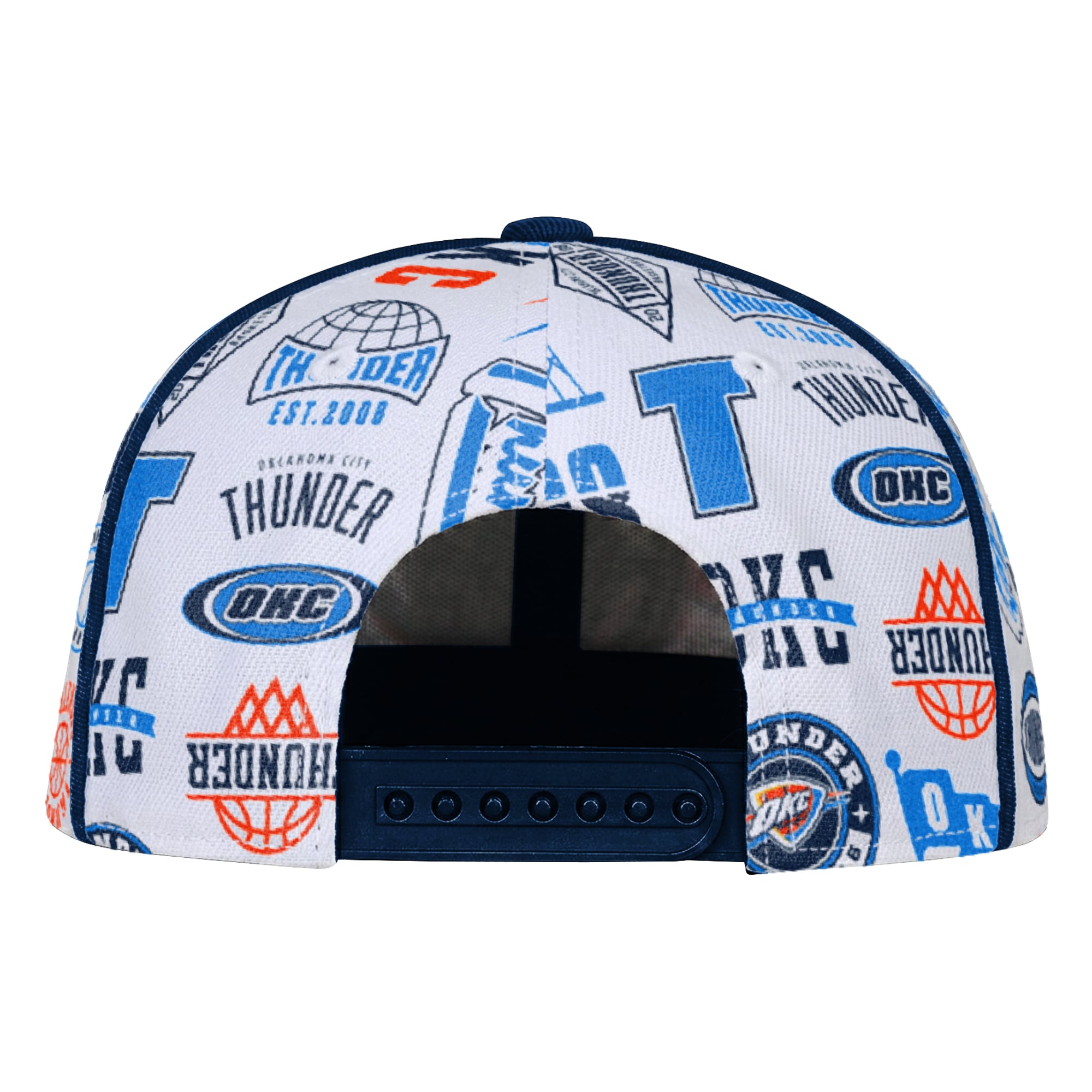 Casquette snapback blanche Youth Outerstuff Oklahoma City Thunder Piped Up