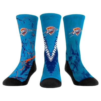  Oklahoma City Thunder Rock Em Youth Three-Pack Crew Socks Set - 