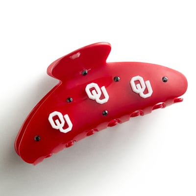Oklahoma Sooners BaubleBar Logo Hair Claw Clip