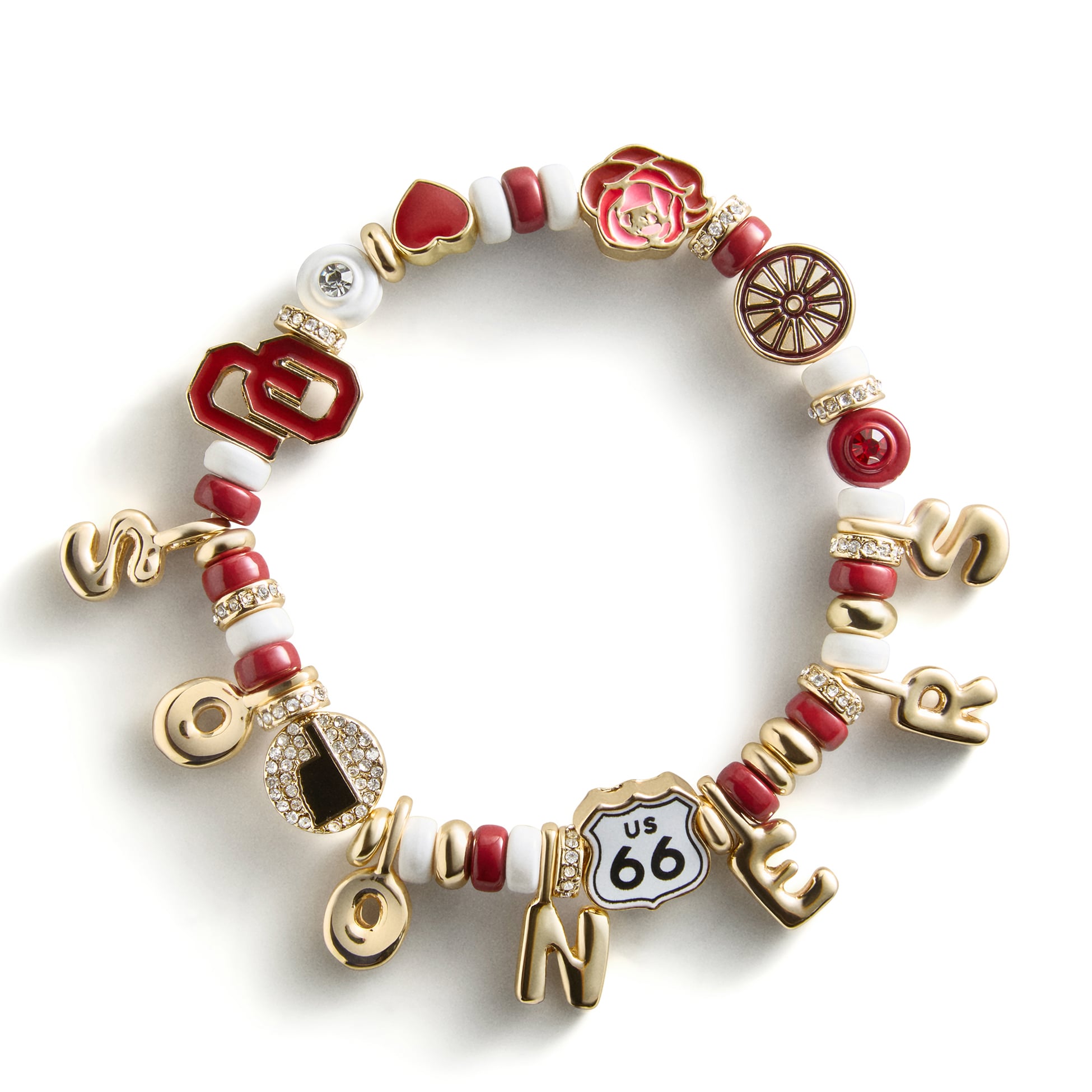 Bracelet BaubleBar à slogan et motif des Oklahoma Sooners
