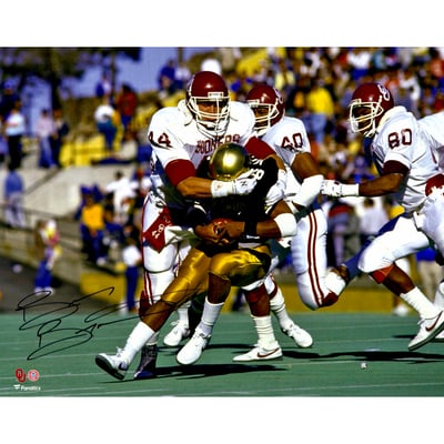 Brian Bosworth Oklahoma Sooners Fanatics Authentic Autographed 16" x 20" Tackle Photograph