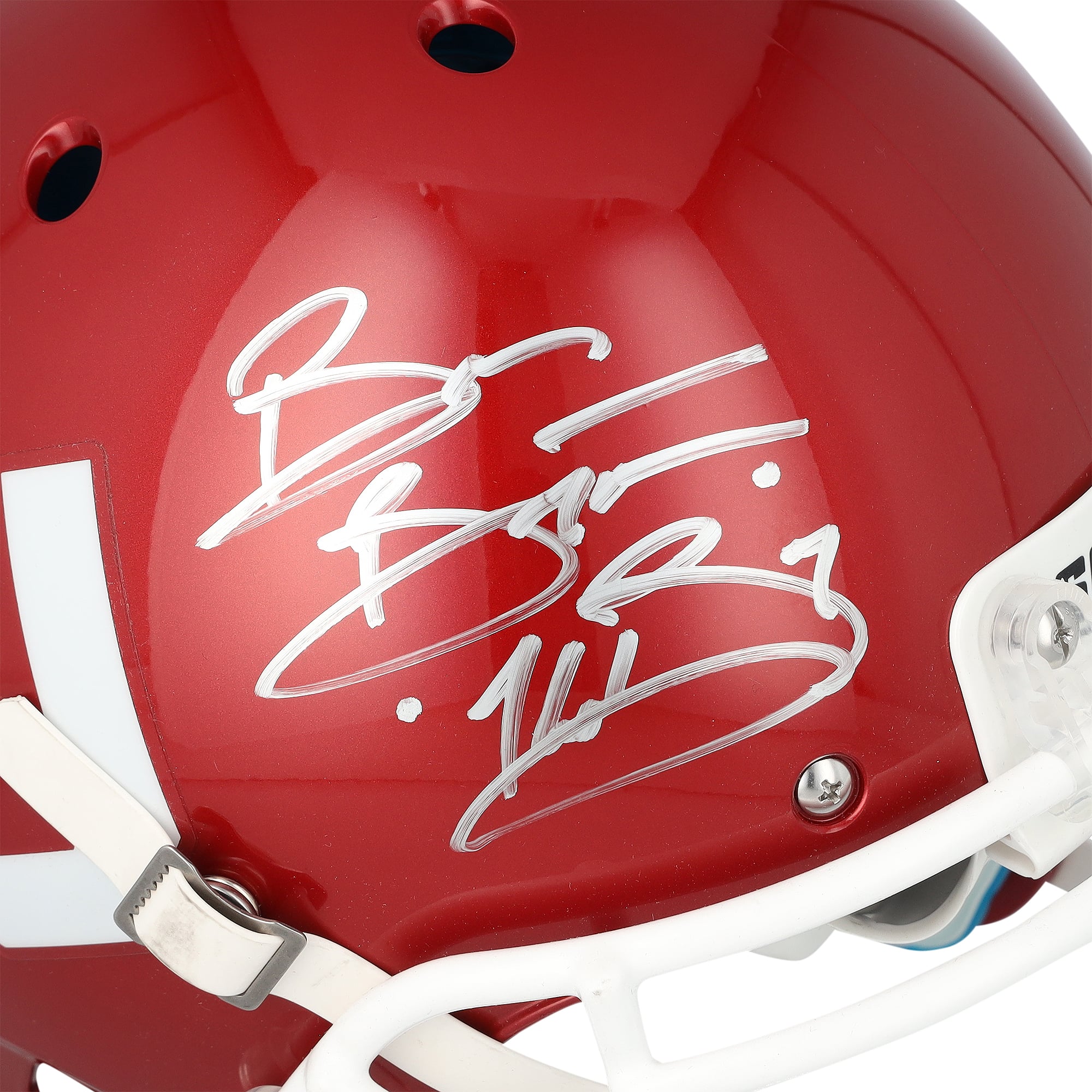 Brian Bosworth Oklahoma Sooners Autographed Schutt Authentic Helmet with "The Boz" Inscription