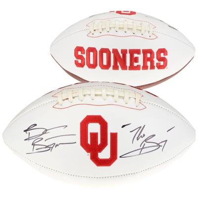 Brian Bosworth Oklahoma Sooners Fanatics Authentic Autographed White Panel Football with "The Boz" Inscription