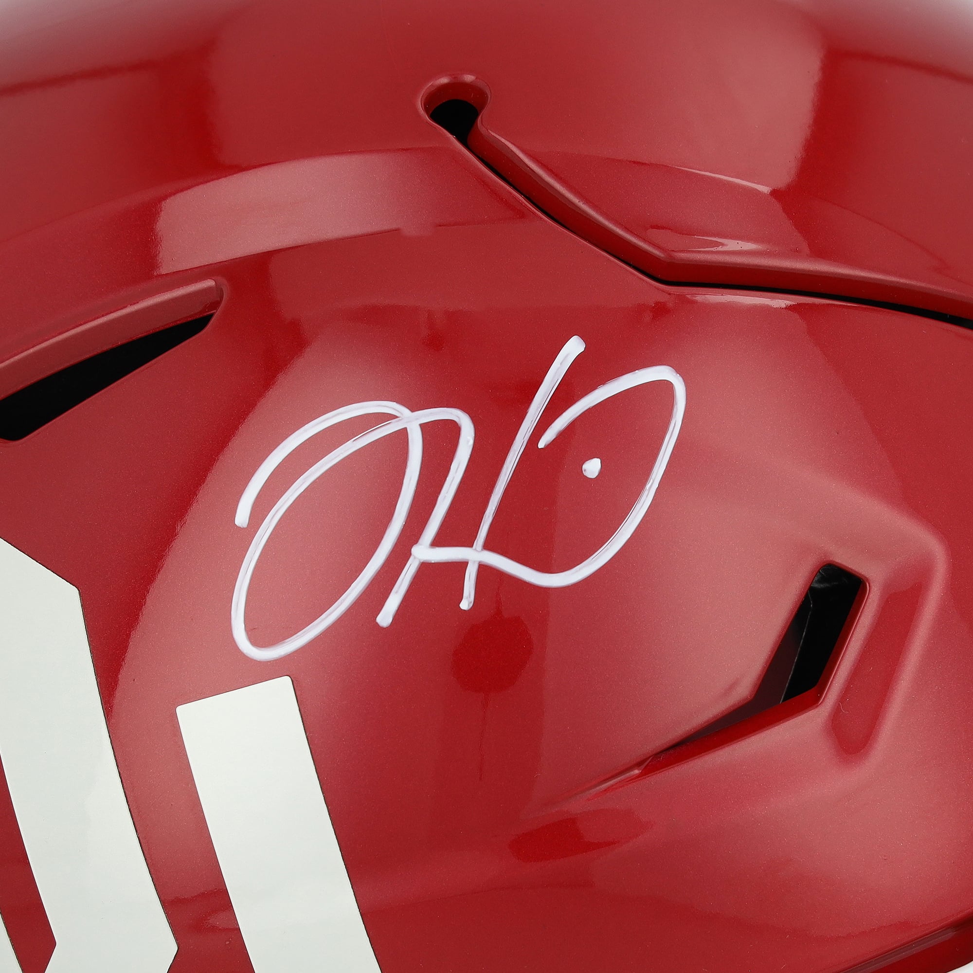 Casque Riddell Speed ​​Flex Mid-Size autographié par Jalen Hurts (Oklahoma Sooners)