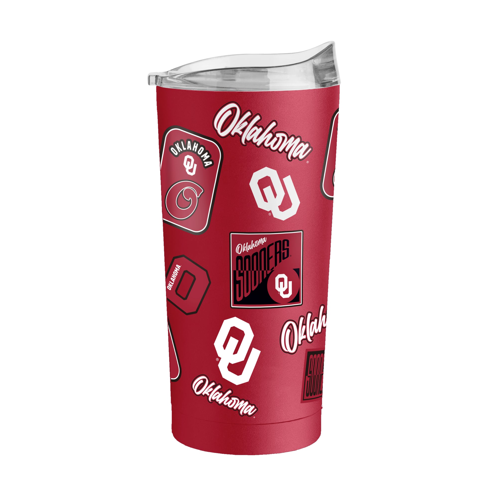 Gobelet isotherme Oklahoma Sooners 20 oz Dreamweave à revêtement en poudre Logo Brands