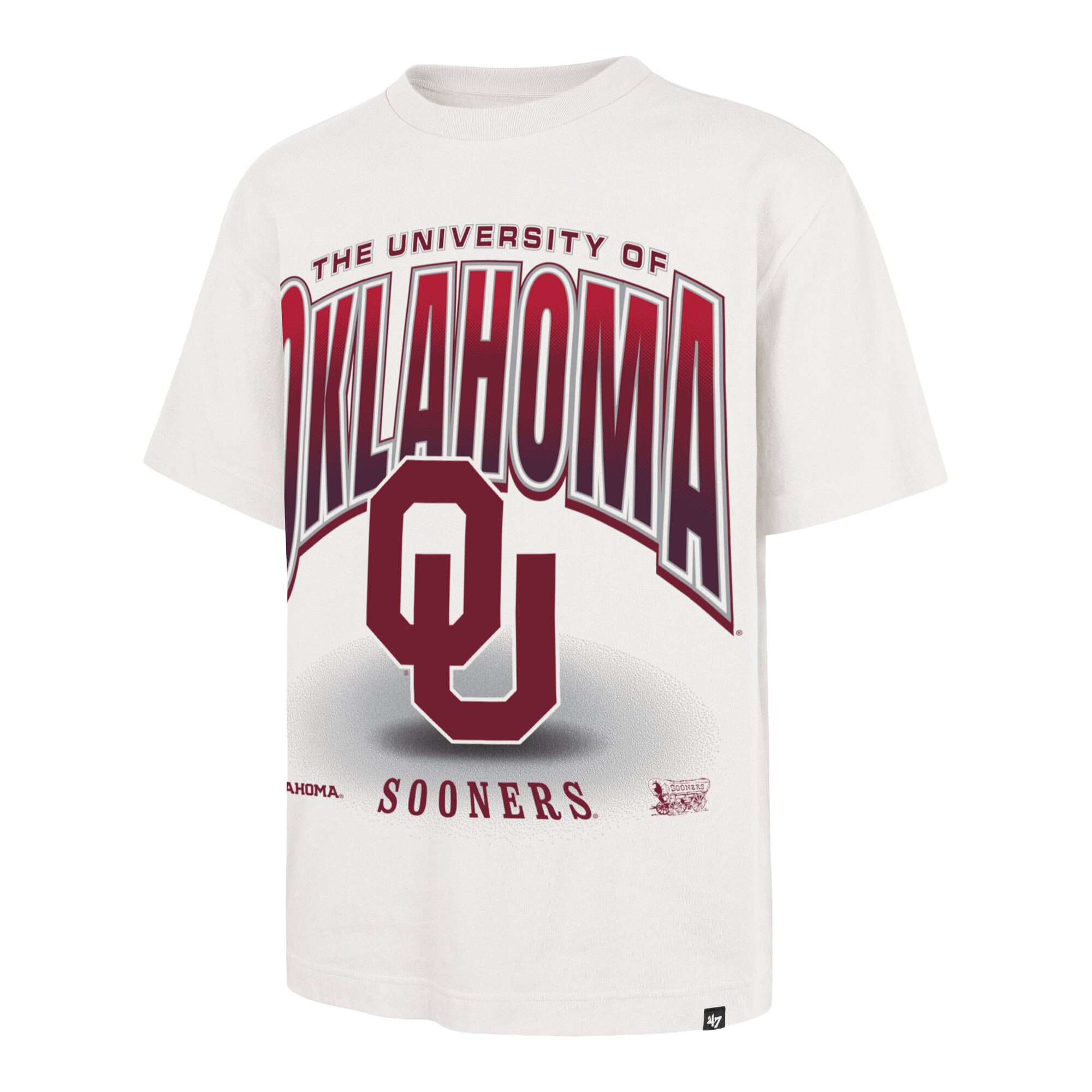 Men's '47 Cream Oklahoma Sooners Team Flex Foundation T-Shirt