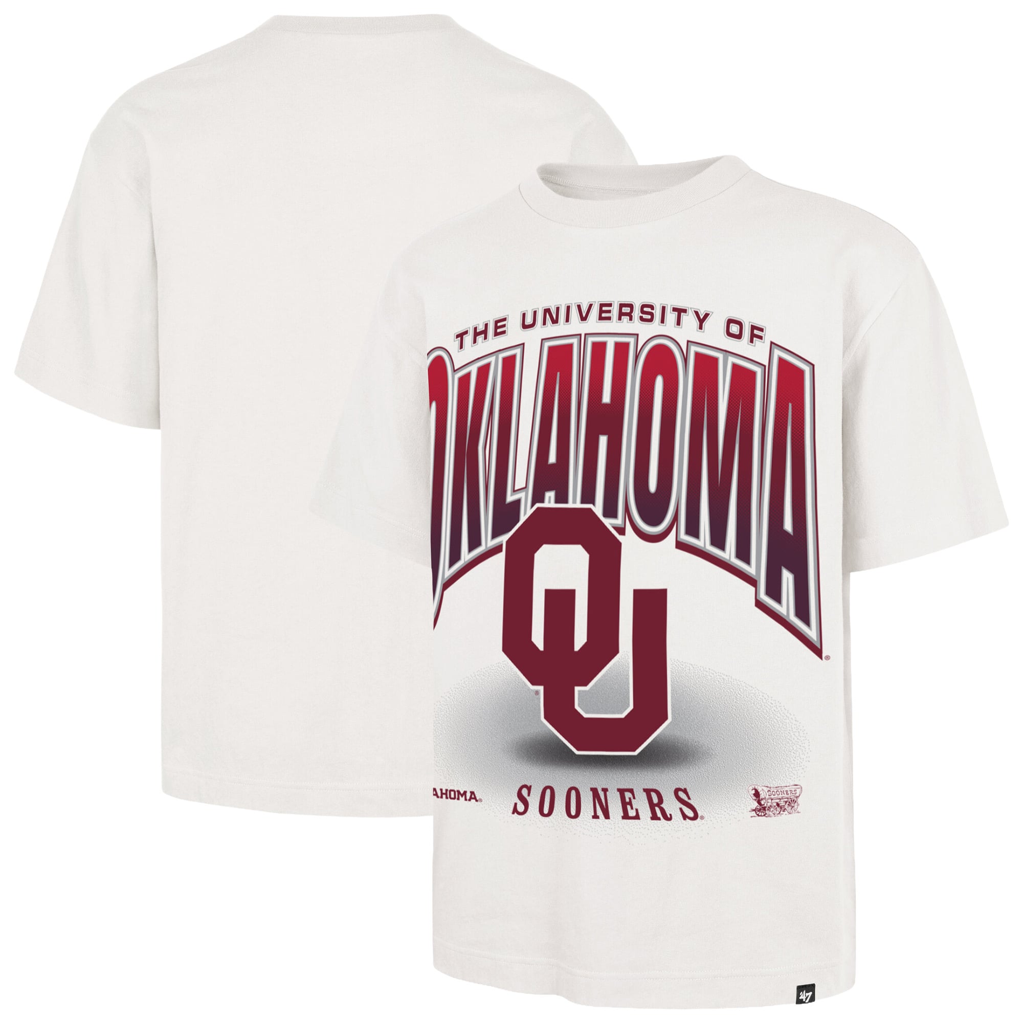 Men's '47 Cream Oklahoma Sooners Team Flex Foundation T-Shirt