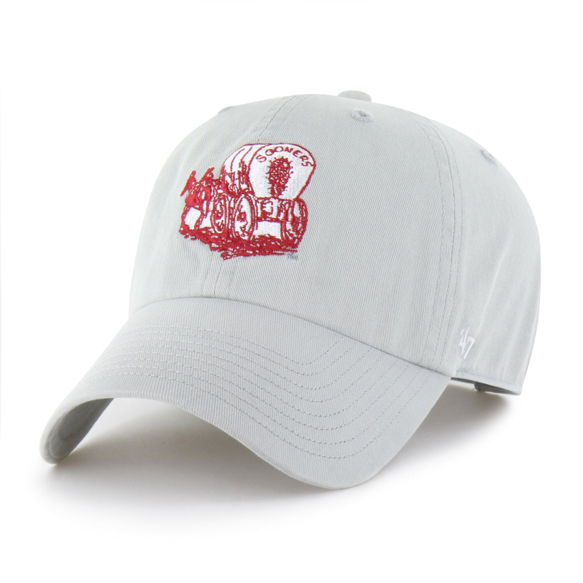 Casquette ajustable Oklahoma Sooners Vault Clean Up grise n° 47 pour homme