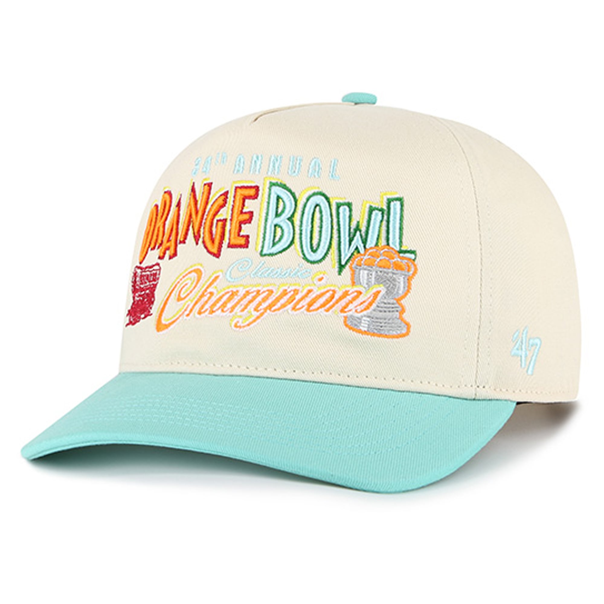 Casquette ajustable Oklahoma Sooners Orange Bowl Champions, modèle 47 Natural
