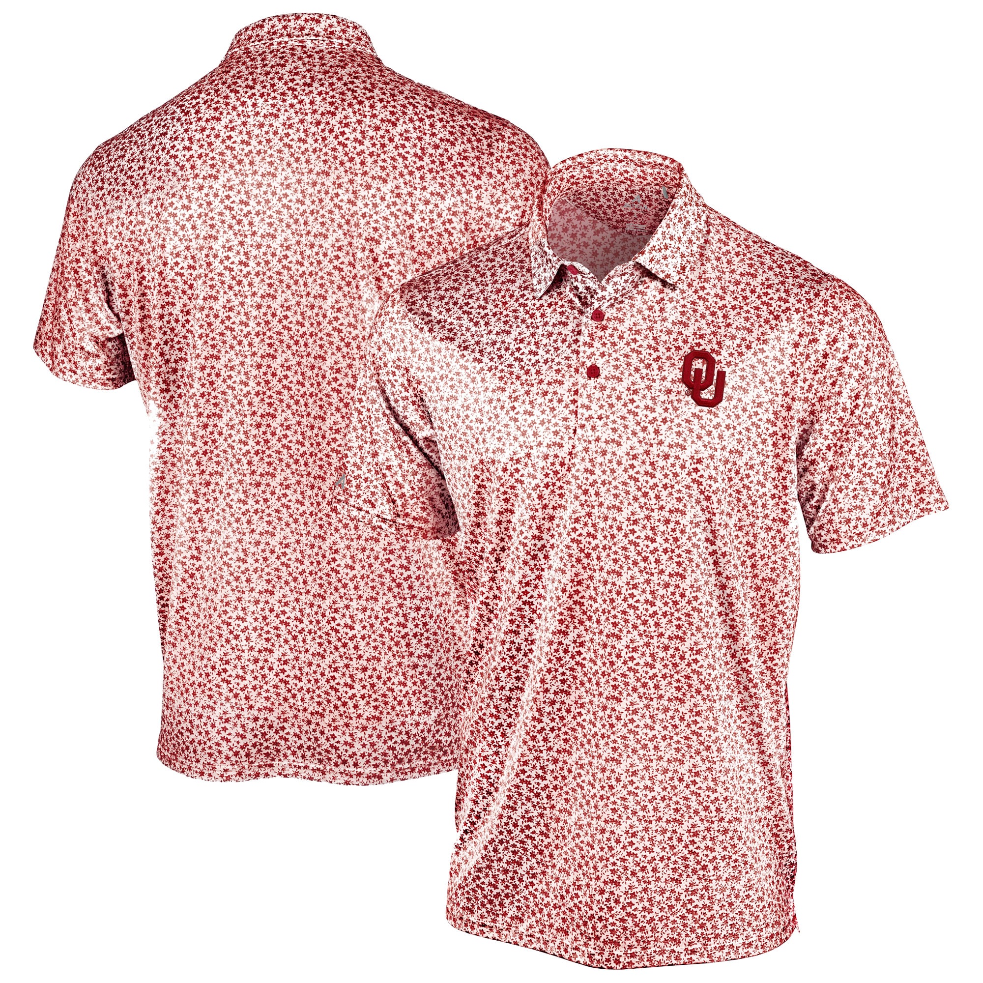 Polo Antigua Crimson Oklahoma Sooners Flourish pour homme