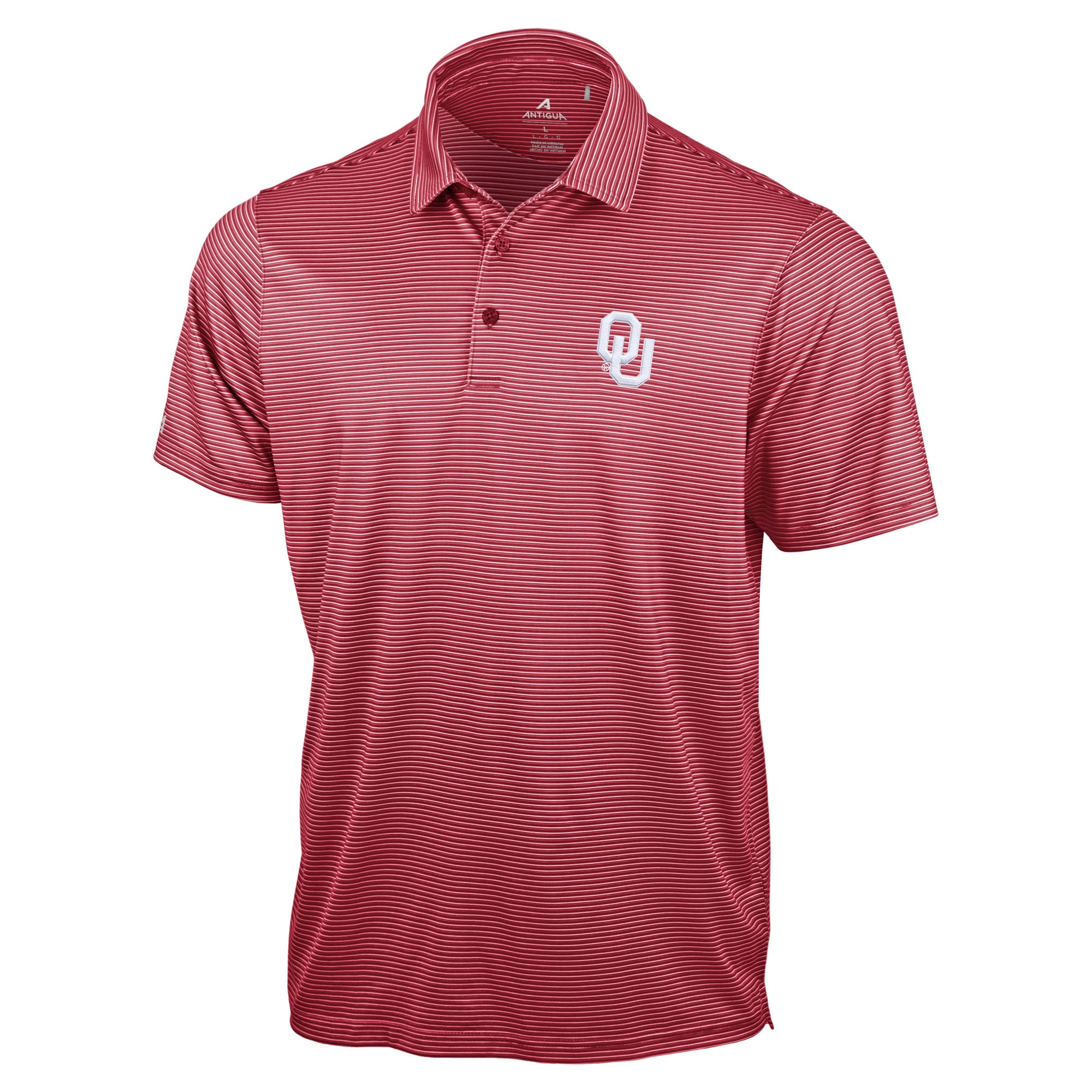 Polo Antigua Crimson Oklahoma Sooners Lineage pour homme