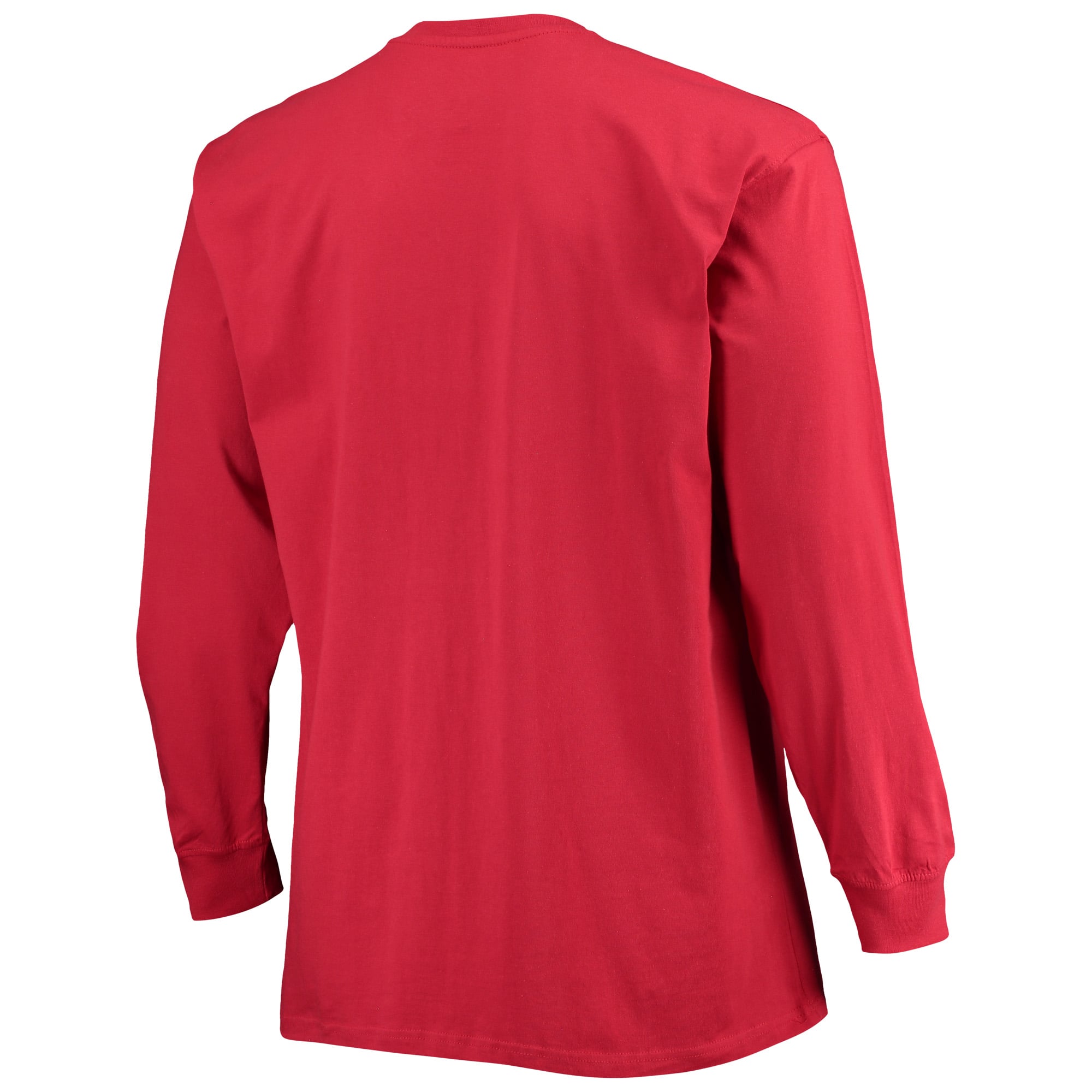 T-shirt à manches longues Champion Crimson Oklahoma Sooners pour hommes, grandes tailles, logo en arc sur le dessus