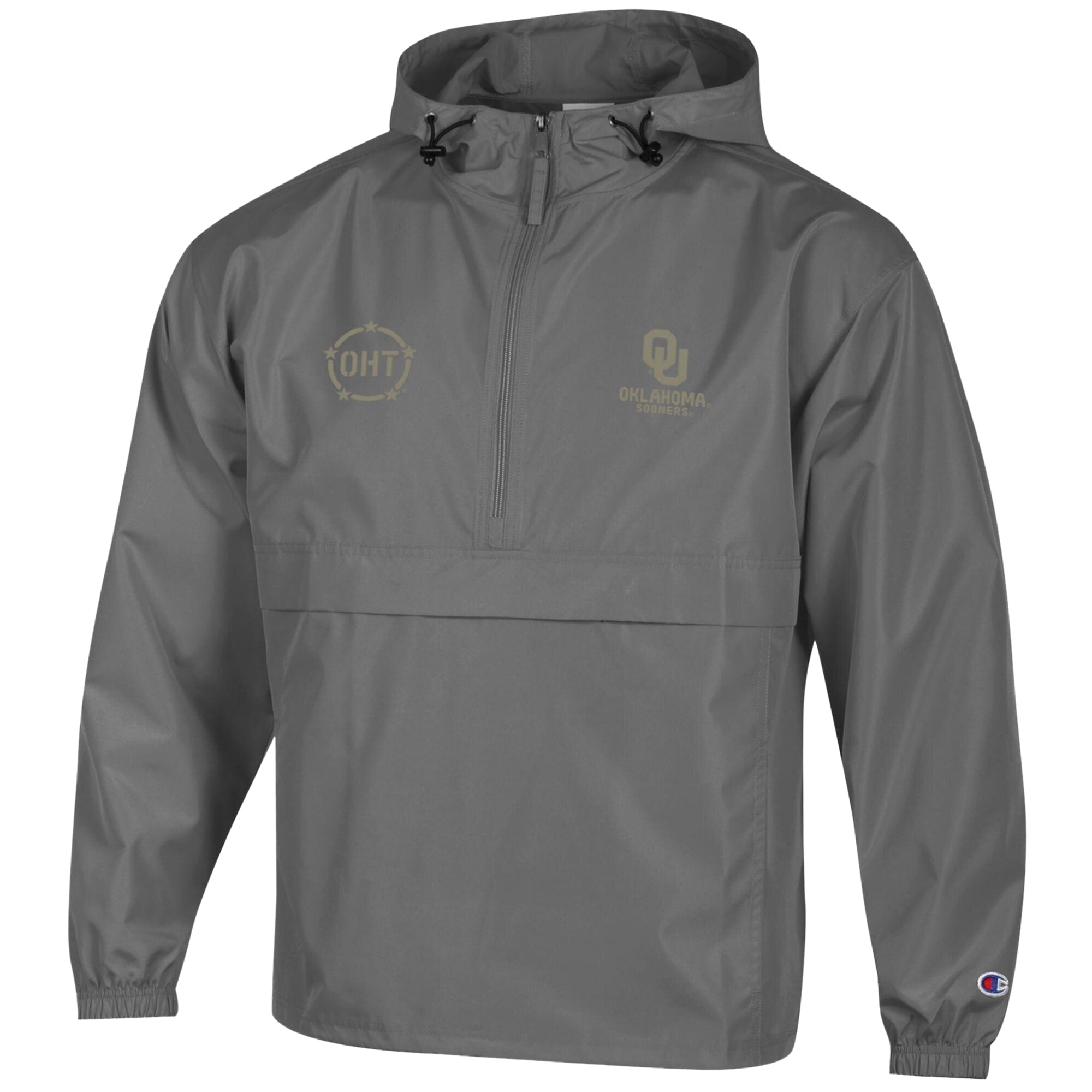 Veste pliable Champion Graphite Oklahoma Sooners OHT Flag pour homme