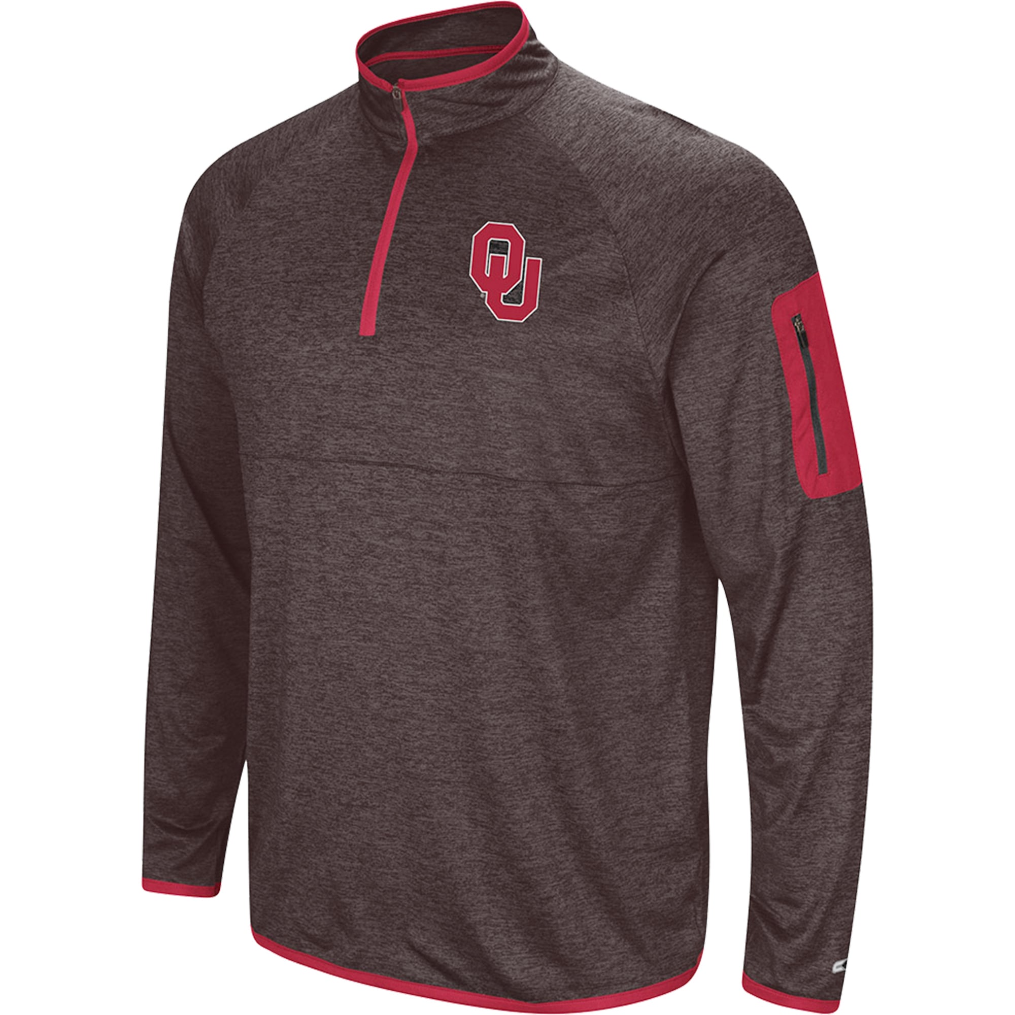 Men's Colosseum Black Oklahoma Sooners Amnesia Lightweight Quarter