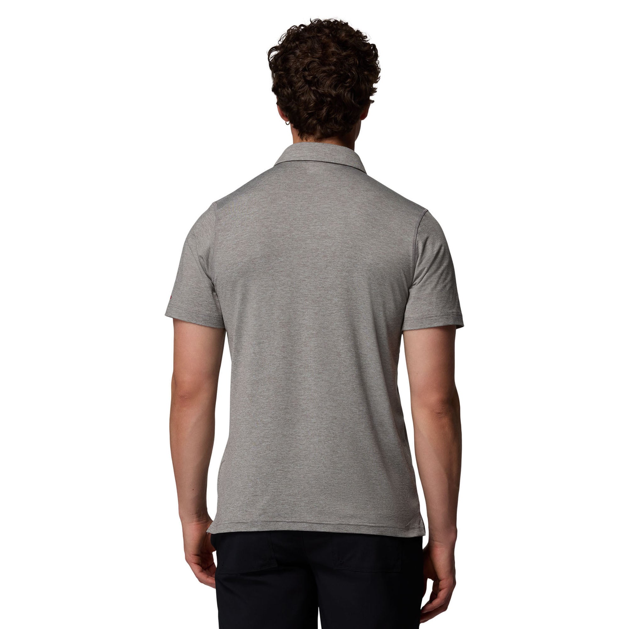 Men's Columbia Gray Oklahoma Sooners Trail Omni-Shade Polo