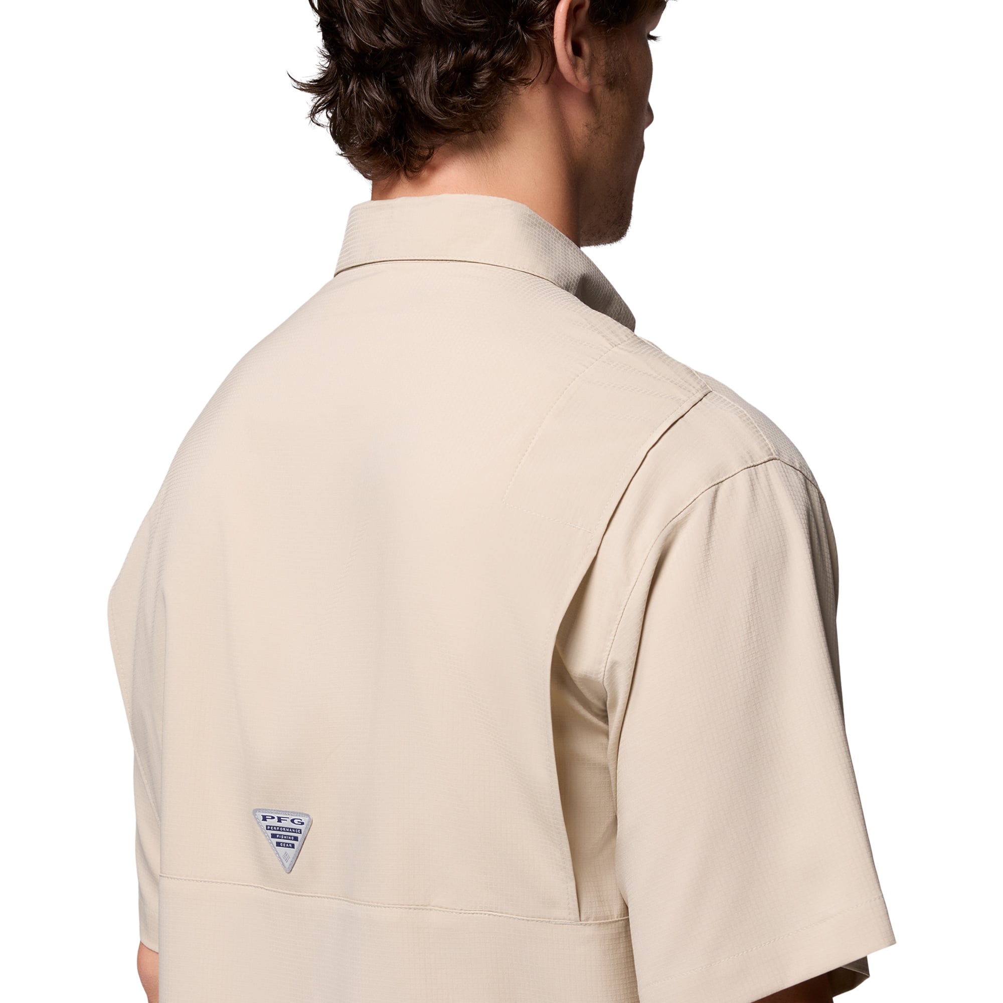 Men's Columbia Tan Oklahoma Sooners Tamiami Omni-Shade Button-Down Shirt