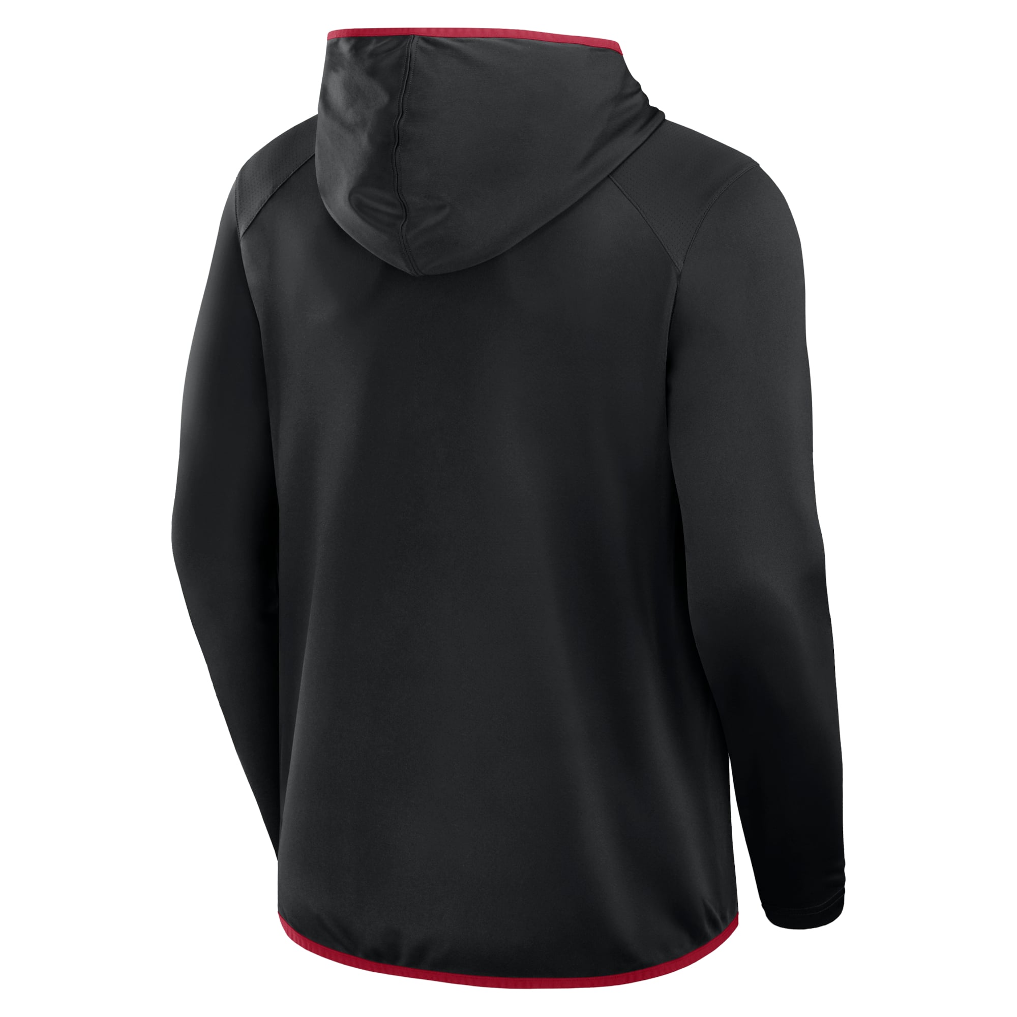 Men's Fanatics Black/Crimson Oklahoma Sooners Transitional Pullover Hooded T-Shirt