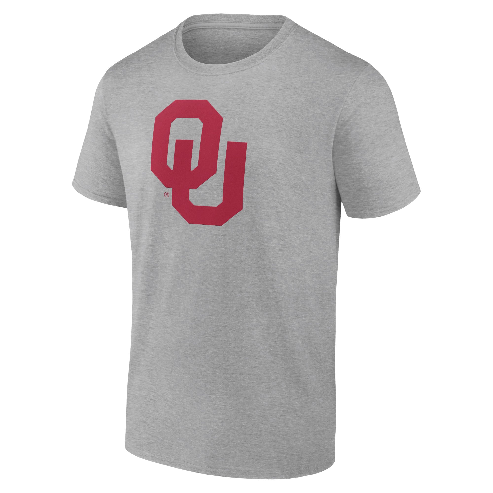 Men's Heather Gray Oklahoma Sooners Logo T-Shirt