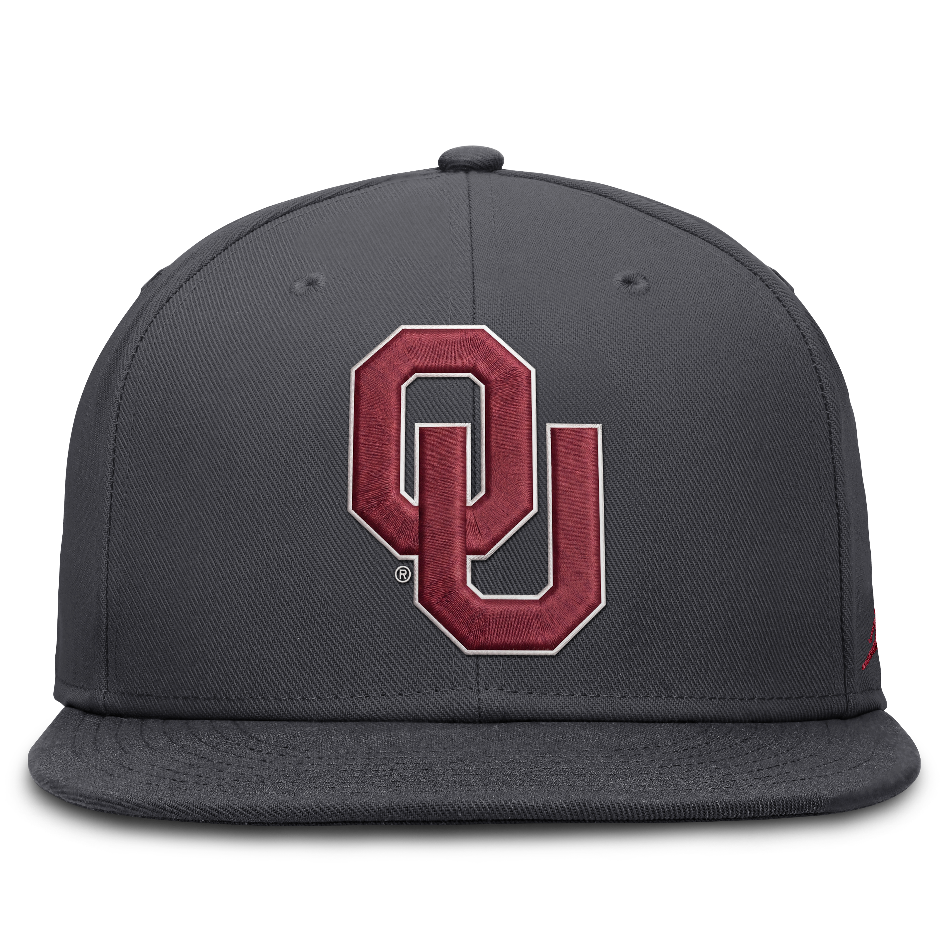 Men's Jordan Brand Anthracite Oklahoma Sooners Pro Dri-FIT Fitted Hat