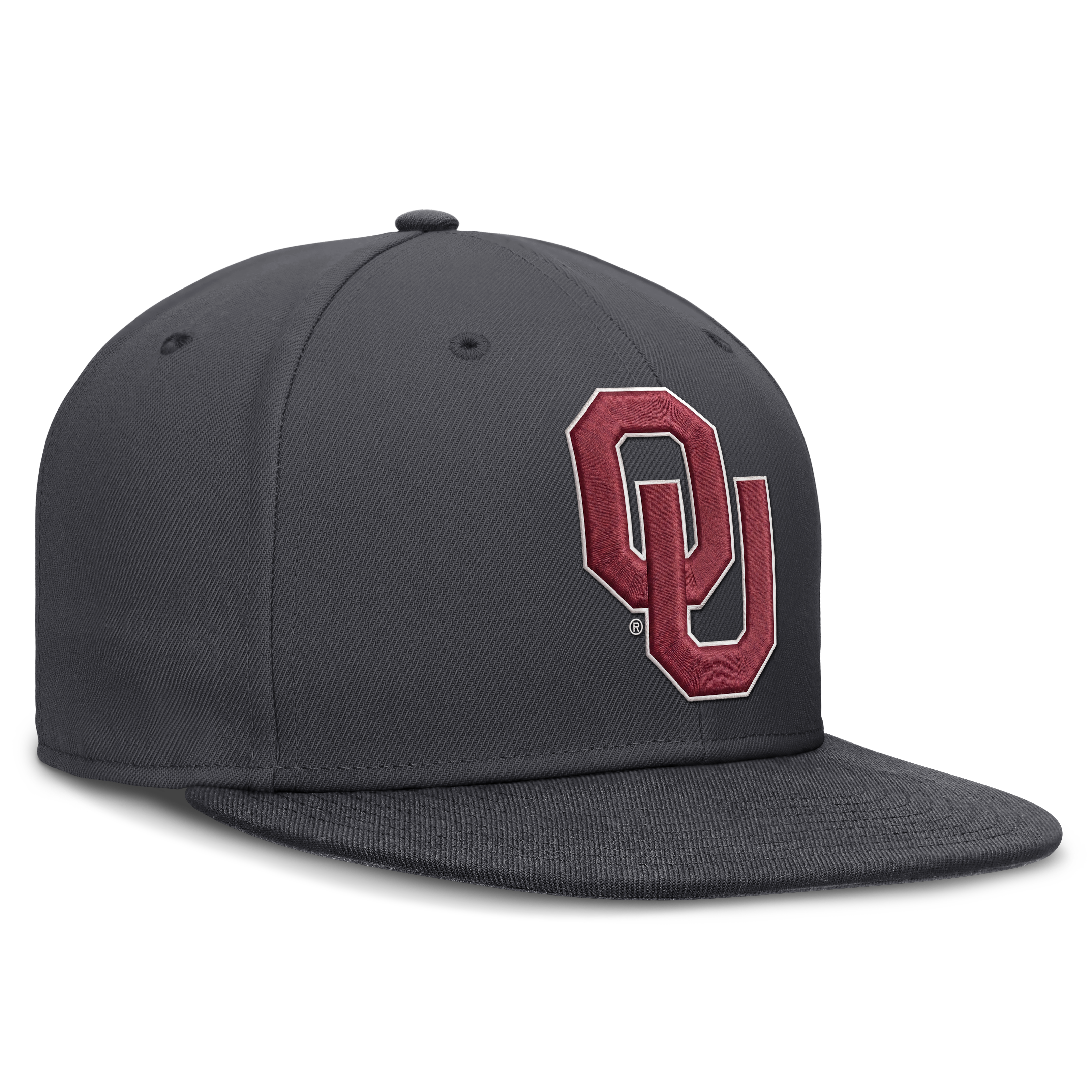 Men's Jordan Brand Anthracite Oklahoma Sooners Pro Dri-FIT Fitted Hat