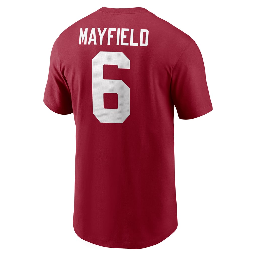 Men's Jordan Brand Baker Mayfield Crimson Oklahoma Sooners Name ...