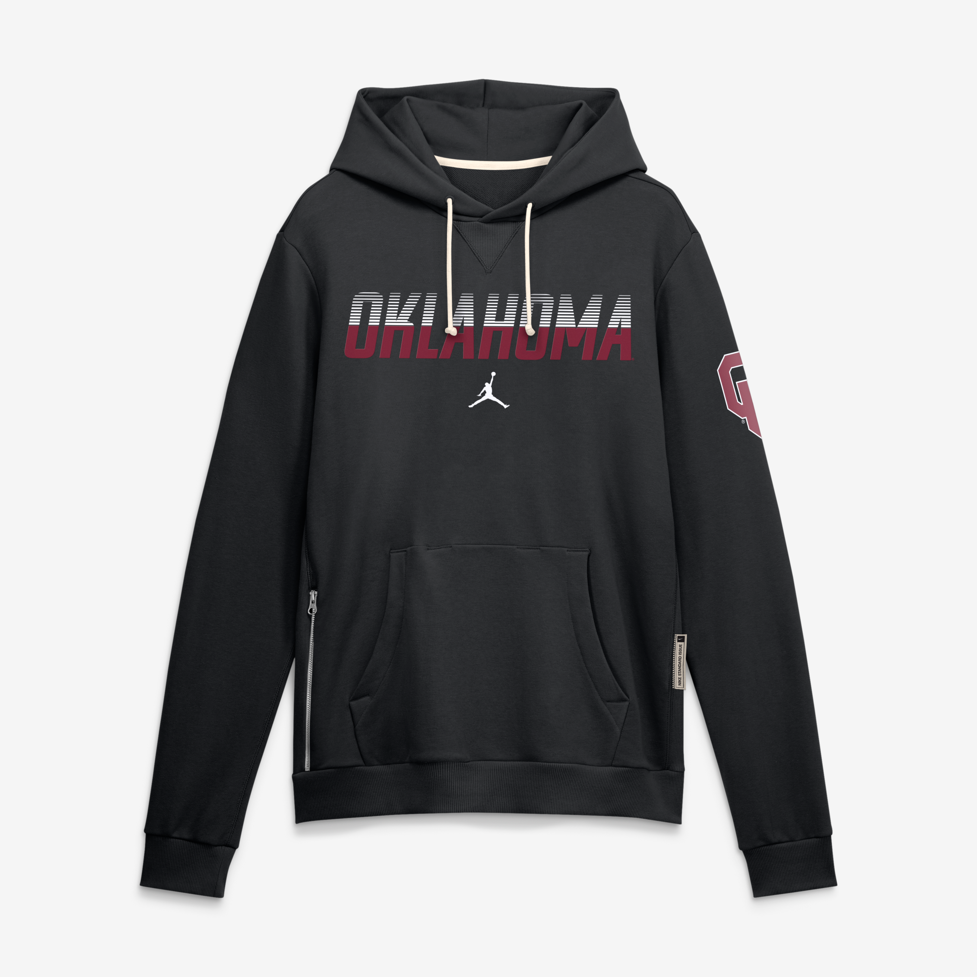 Men's Jordan Brand Crimson Oklahoma Sooners 2026 Sideline Standard Issue Dri-FIT Hoodie