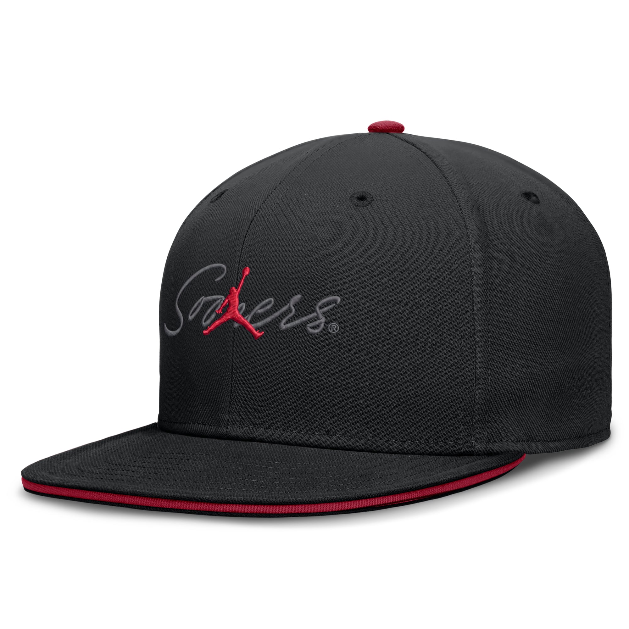 Casquette ajustée Jordan Brand noire Oklahoma Sooners Dri-FIT Primetime Script pour homme