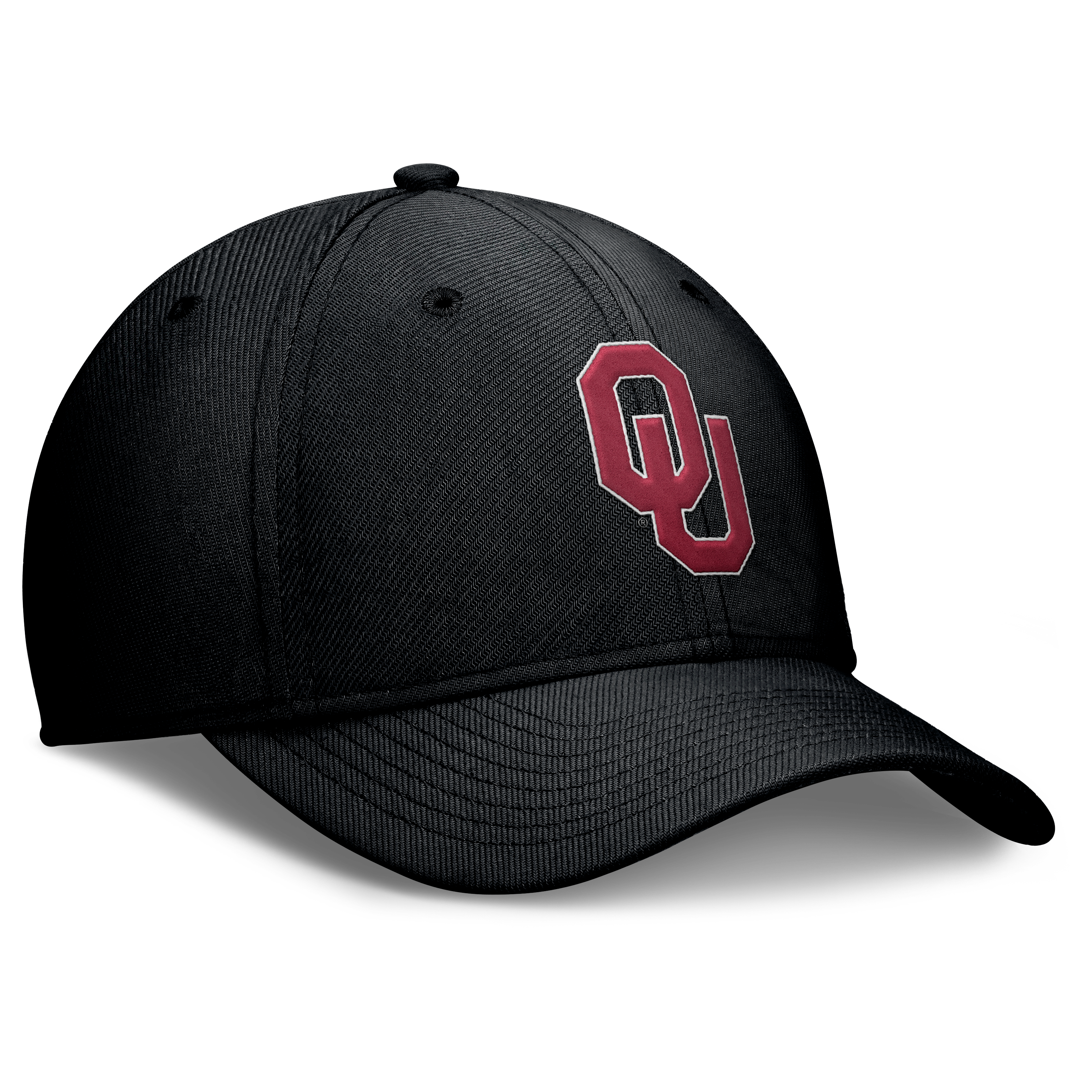 Men's Jordan Brand Crimson Oklahoma Sooners Rise SwooshFlex Dri-FIT Hat