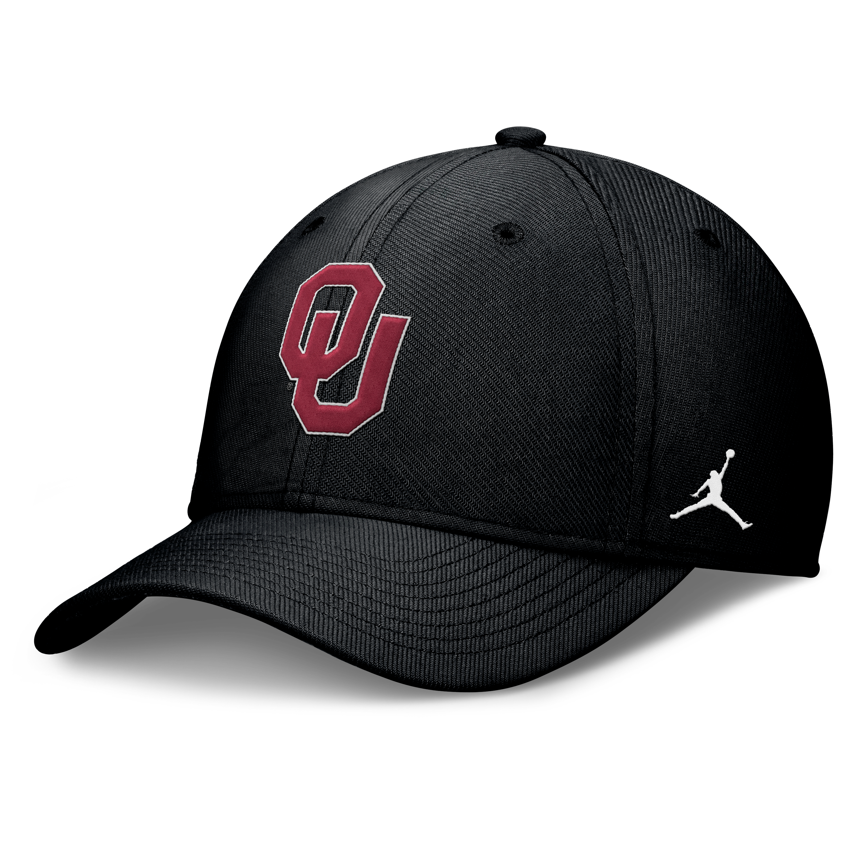 Men's Jordan Brand Crimson Oklahoma Sooners Rise SwooshFlex Dri-FIT Hat